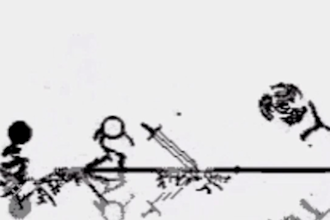 create 2d sticker animation stickman animation fight stickfigure