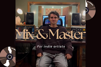 mix and master your song with musical feel and clarity
