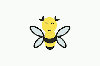 draw simple cute animals cartoon illustration