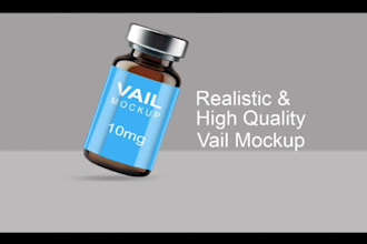 design your medicine packaging label and mockup for amazon