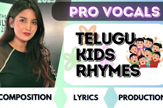 create amazing telugu kids rhymes
