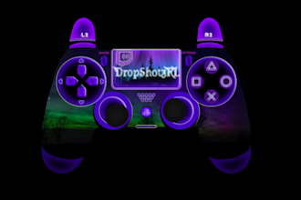 make you a custom controller overlay for streaming