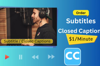 add closed captions to your videos in 24 hours