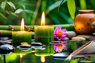create exclusive bamboo water fountain meditation video for youtube