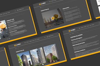 design your saas website or landing page UX UI