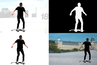 do rotoscope characters , objects etc for you