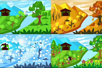 design wedding invitation, business card and illustrations