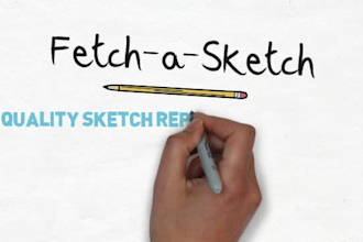 provide a quality sketch replica of THREE pictures