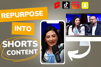 repurpose video content to youtube shorts, ig reels and tiktok