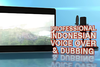 record bahasa indonesia voice over or dub your video