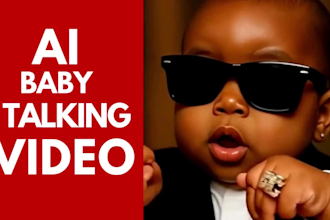 make viral ai baby video funny baby talking video ai baby podcast viral reel