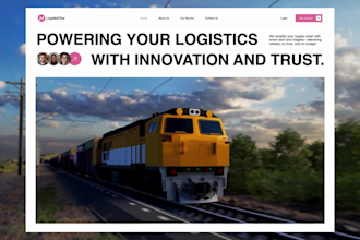 develop a cargo shipping or logistics app and website