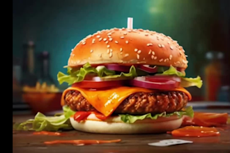 realistic food images with leonardo ai