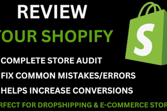 review your shopify store to increase conversion rate