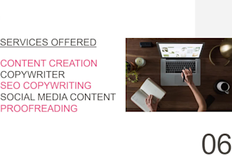 proofread and edit your website copy