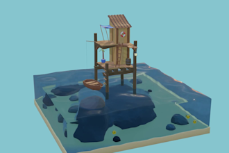 low poly 3d models