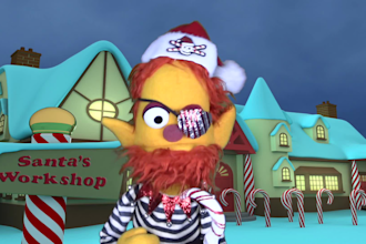 have long john silverbells make a custom puppet video
