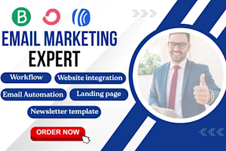 setup aweber brevo convertkit email automation responsive email template design