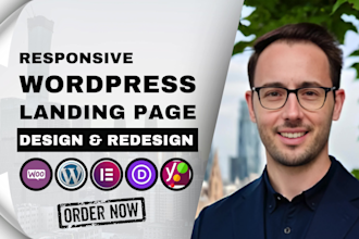 build and revamp wordpress ecommerce landing page design to boost your sales