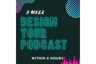 design unique, creative, appealing podcast cover art, or thumbnail, channel art