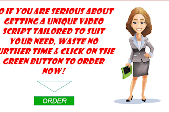 write a catchy 30 seconds audio or video script