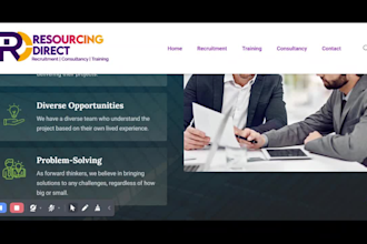 make a website for human resources HR consultant HR website