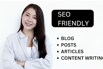 be your SEO blog writer, article and content writer