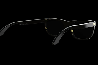 modelling eyeglass frame for 3d printing