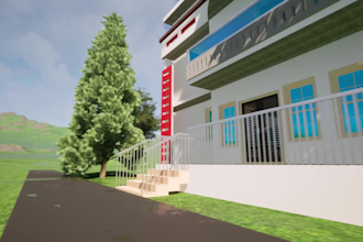 create 3d architectural and structural model with revit