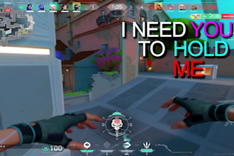 create  tiktok or youtube gaming montagen and edits for fortnite and valo