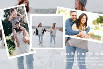 make a modern photo slideshow video
