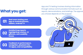 provide 20 plus active real testers for your mobile API and smart TV app testing