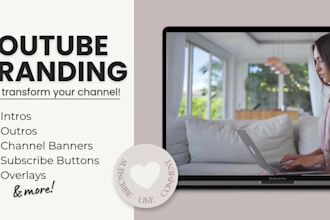 create a complete youtube branding for your channel