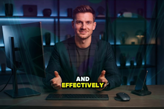 create talking ai or real avatar for social media, sales and business hd 1080