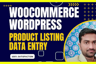 list upload or add products to woocommerce wordpress and data entry