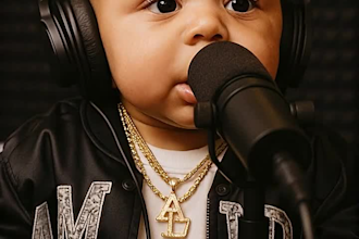 create viral ai baby videos, baby podcasts, or baby news tiktok in baby voice
