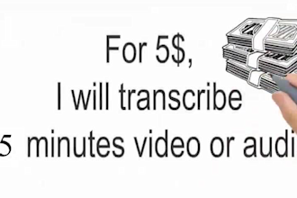 transcribe your audio or video in 12 hours