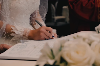 edit your wedding video into a romantic and emotional film