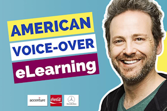 be your male voice actor for elearning explainer training narration