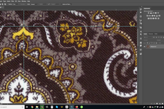 convert your fabric to seamless pattern