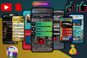 create tiktok trivia quiz videos, trivia quiz videos tiktok reels