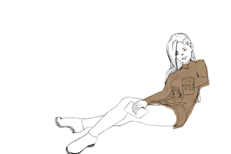draw a cartoonish illustration cozy style
