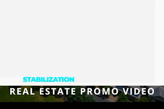 do professional eye catching real estate promo videos, promos and reels editing