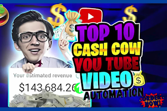 create a cash cow youtube automation faceless channel for passive income