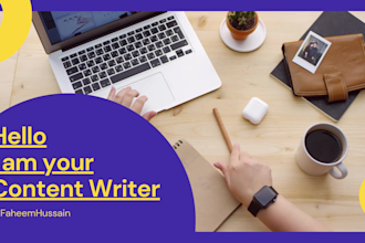 write researched articles and blogs