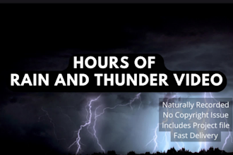 make 10 hours long rain video
