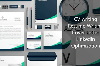 create a modern CV, resume, cover letter and optimize your linkedin
