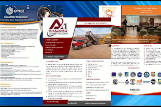 write and design catchy capability statement