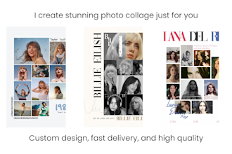 design modern and cool collage photos