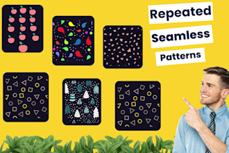 design repeated seamless geometric patterns